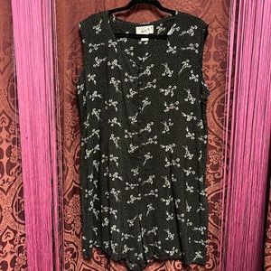 Vintage Words Out! Black and White Romper | Large